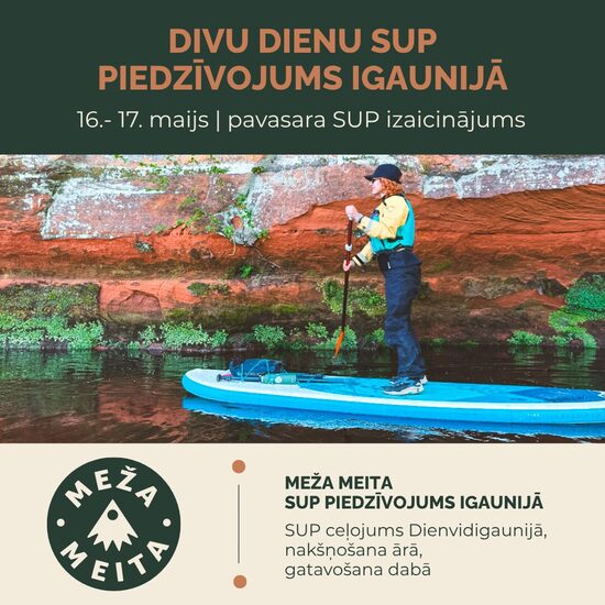 Divu dienu SUP piedzīvojums Igaunijā